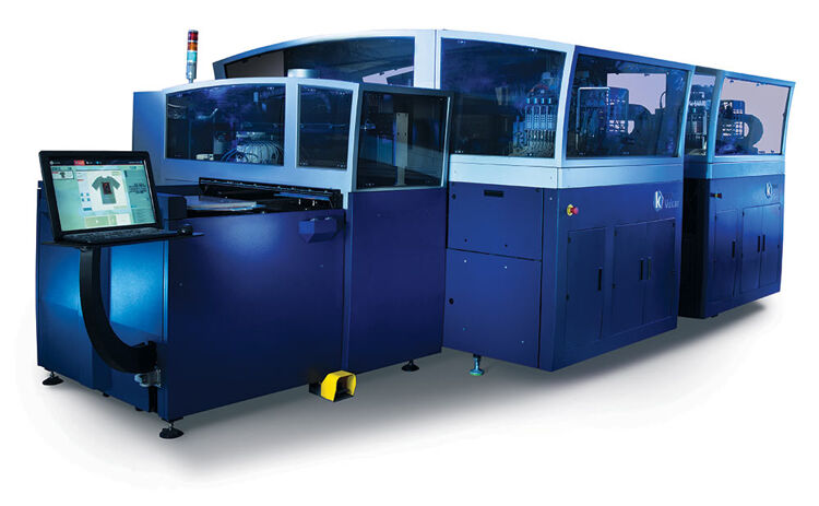 T-Shirt and Sons take delivery of the first Kornit Digital Vulcan system to be sold in Europe