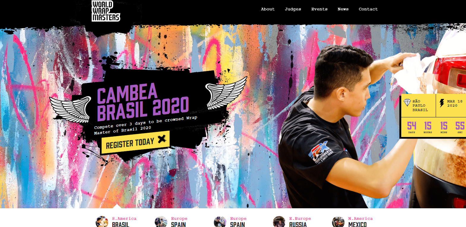 World Wrap Masters mit frischen ideen wieder bei der fespa global print expo 2020 mit dabei