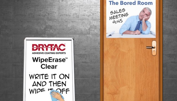 Drytac introduces WipeErase clear overlaminate film