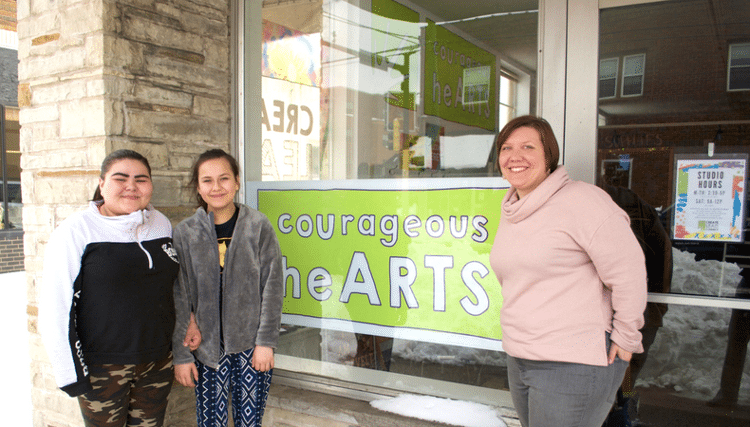 Drytac ViziPrint adds vibrancy to highlight Courageous heARTS' charitable cause