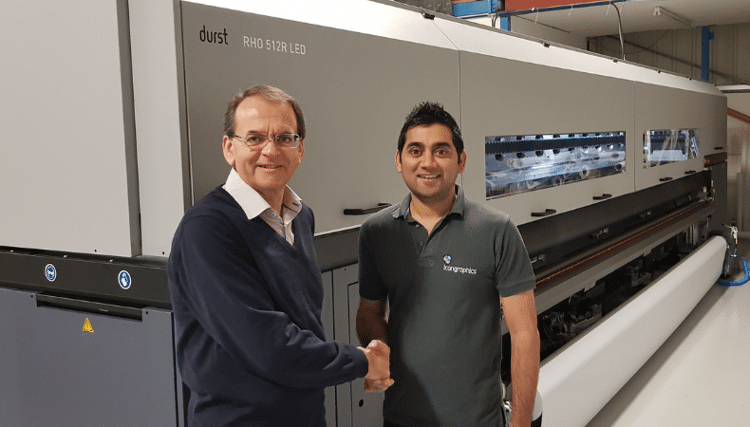 UK first for Icon Graphics with Durst Rho 512R LED investment