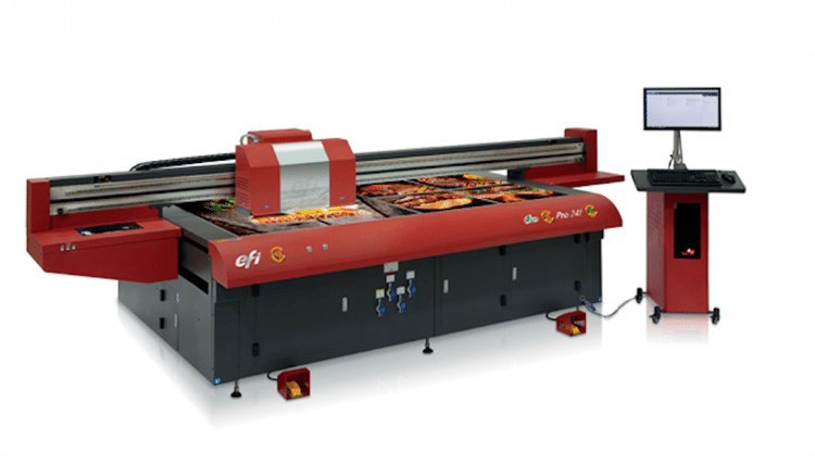 EFI announces availability of Pro24 flatbed printer