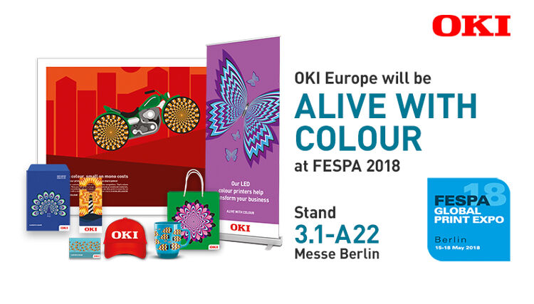 OKI Europe to exhibit revenue boosting technologies at FESPA 2018 as Gold Sponsor