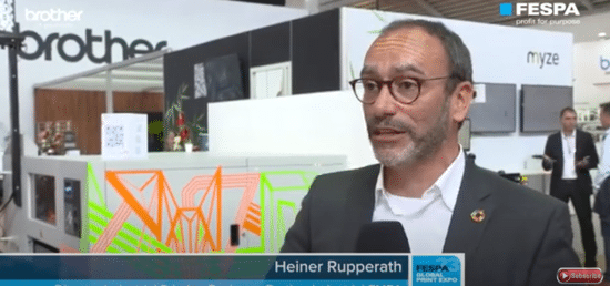 Brother At Your Side sponsor interview at FESPA Global Print Expo 2023