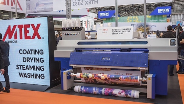 MTEX launches Blue K digital printer at FESPA Digital