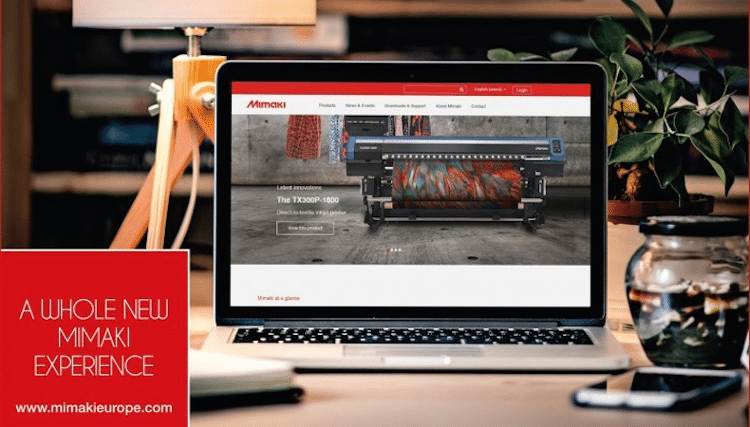 Mimaki lanza nueva web con especial atención a las aplicaciones