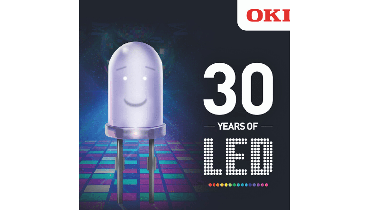 OKI Europe celebrates 30 Years of LED technology