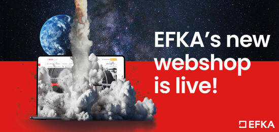 EFKA lancia un nuovo webshop completamente integrato