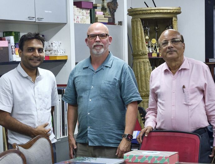 Graeme Richardson-Locke visits FESPA Association, SPAI in India