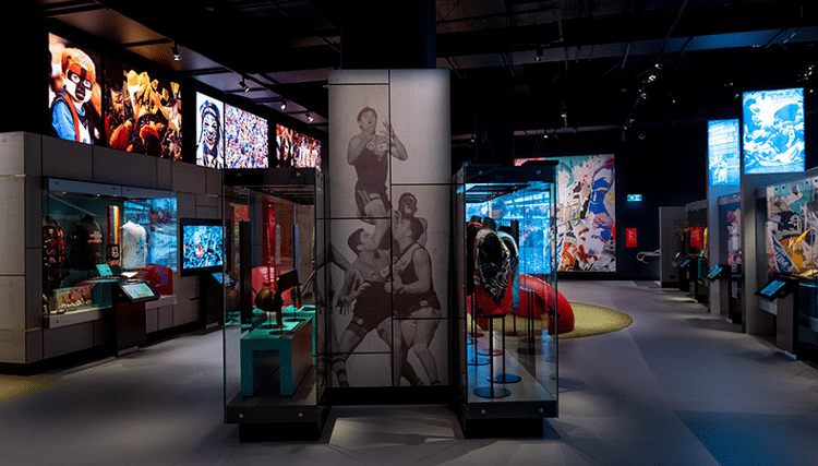 Ahead of the game: award-winning sports museum printeriors 