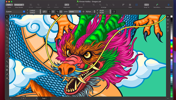 كيف يستفيد برنامج CorelDRAW Graphics Suite من طابعات التنسيقات العريضة؟