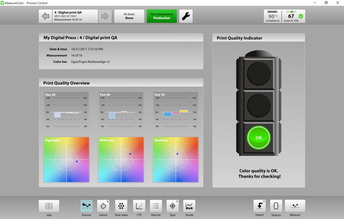 Process Control for Wide Format Printing - Quality Assurance Check