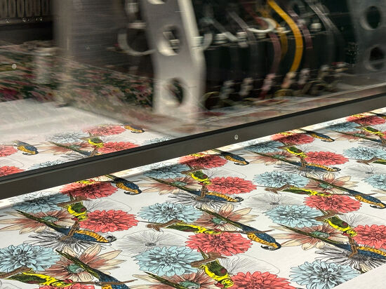 Latest innovations for Apparel and Décor Roll to Roll Textiles using Pigment Inks 