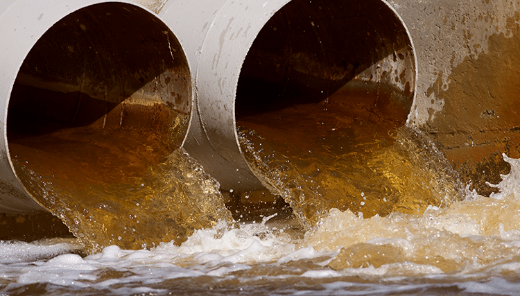 Val niet in strijd met de afvalwaterregelgeving