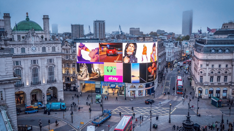 London's Piccadilly lights unveils new-look screen