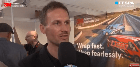 3M-Sponsoreninterview auf der FESPA Global Print Expo 2023