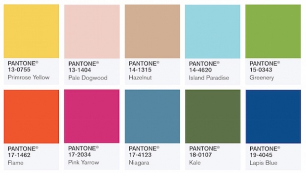 Los 10 colores que regirán el 2017 según Pantone