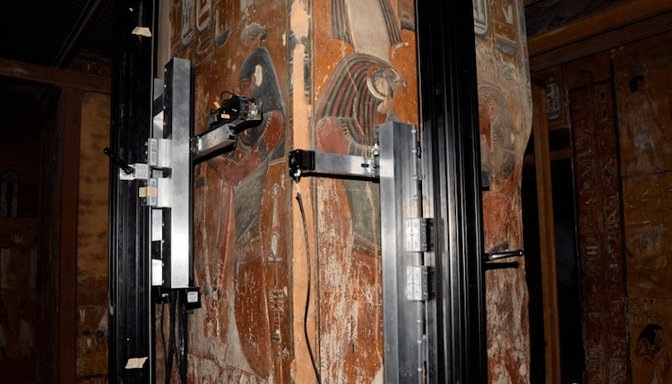 Las tumbas de los faraones egipcios se «clonan» con tecnología Canon