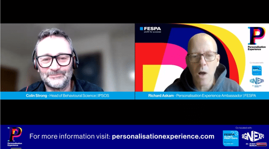 Personalisation with Colin Strong from IPSOS