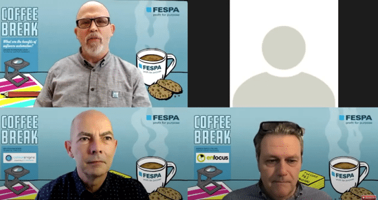 FESPA-Kaffeepause - Was sind die Vorteile der Software-Automatisierung und welche neuen Fähigkeiten 