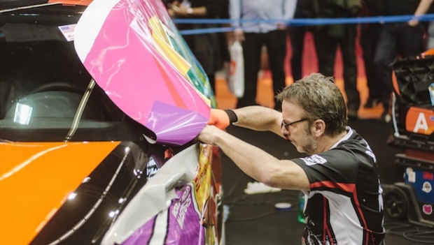 FESPA puts race car under wraps in creative competition