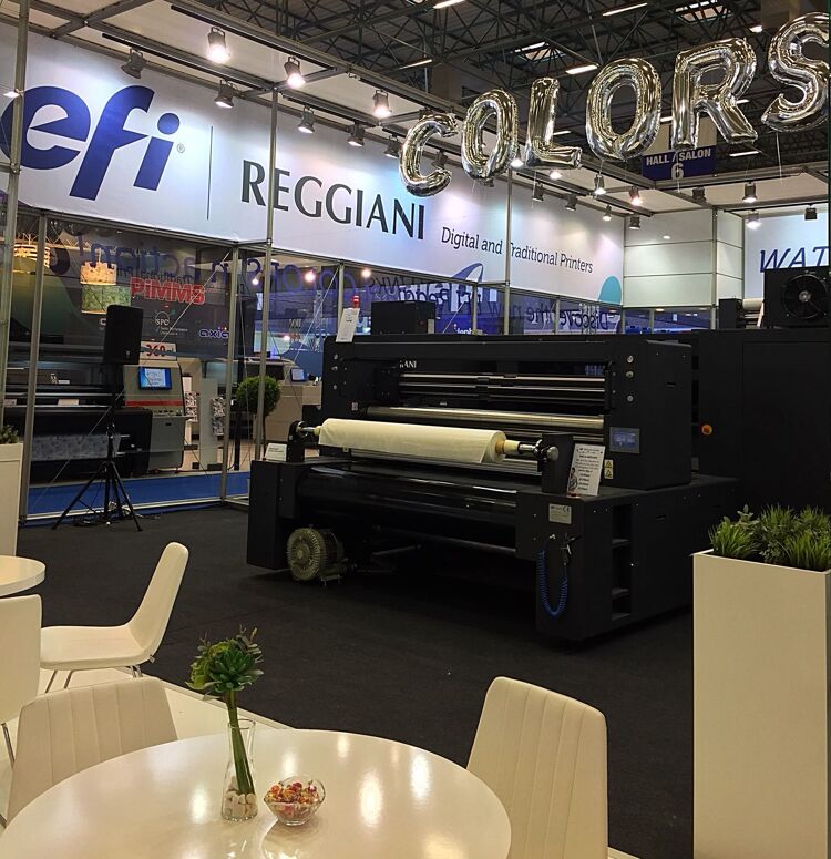 EFI adds Reggiani COLORS to textile print portfolio