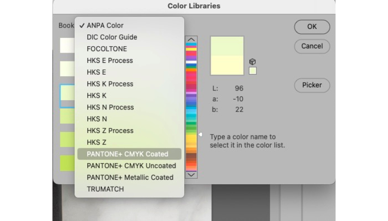 A new update on Adobe and Pantone colours