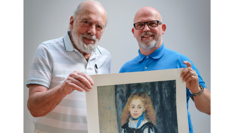 Graeme interviewt Michel Caza, Gründungsvater und ehemaliger Präsident der FESPA
