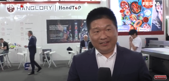 Interview du sponsor HandTop à la FESPA Global Print Expo 2023