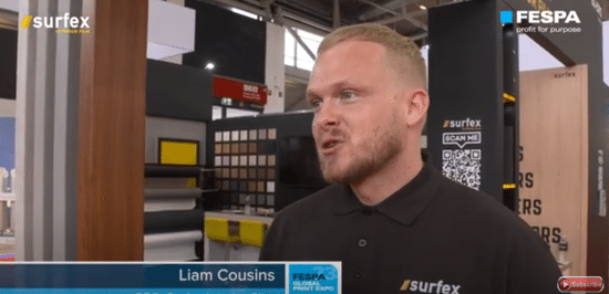 Interview mit dem Sponsor von Surfex Interior Film auf der FESPA Global Print Expo 2023