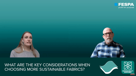 What are the key considerations when choosing more sustainable fabrics?